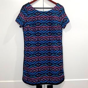 Women’s Tracy Reese Multi Color Zigzag Print Dress Size 10